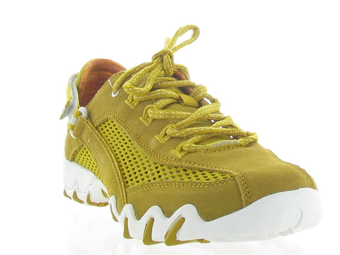 All rounder baskets et sneakers niro lace jaune