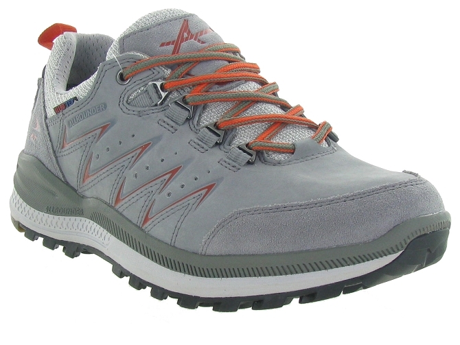 All rounder baskets et sneakers rake off gris