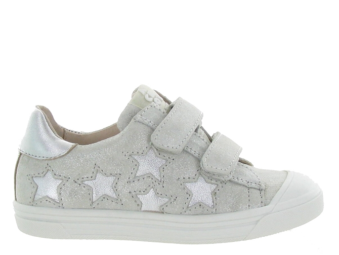 chaussures a scratch -  - junior fille - Cuir - Gris - Acebos5377601_2