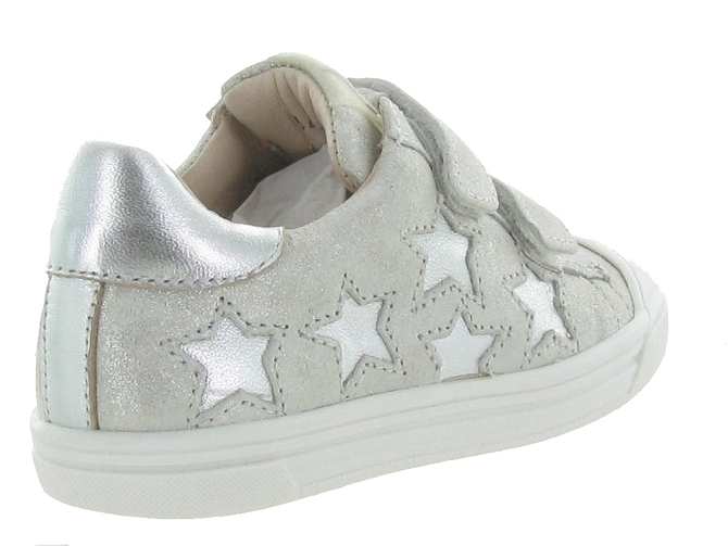 chaussures a scratch -  - junior fille - Cuir - Gris - Acebos5377601_5