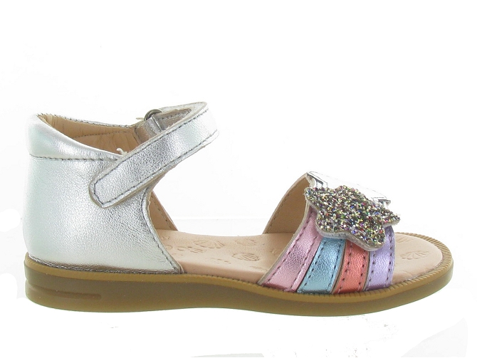 Acebos sandales et nu pieds 1228 argent5377901_2