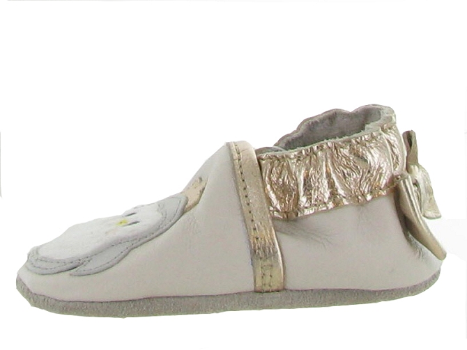chaussons et pantoufles - Semelle souple - bebe fille -  - Beige - Robeez5403901_4