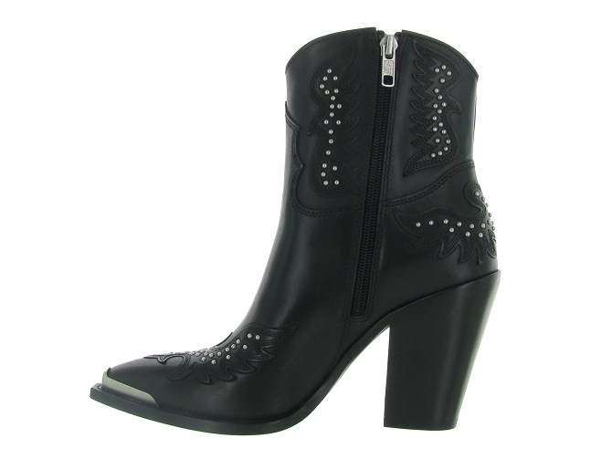Ash italia bottines et boots beverly noir5408801_4