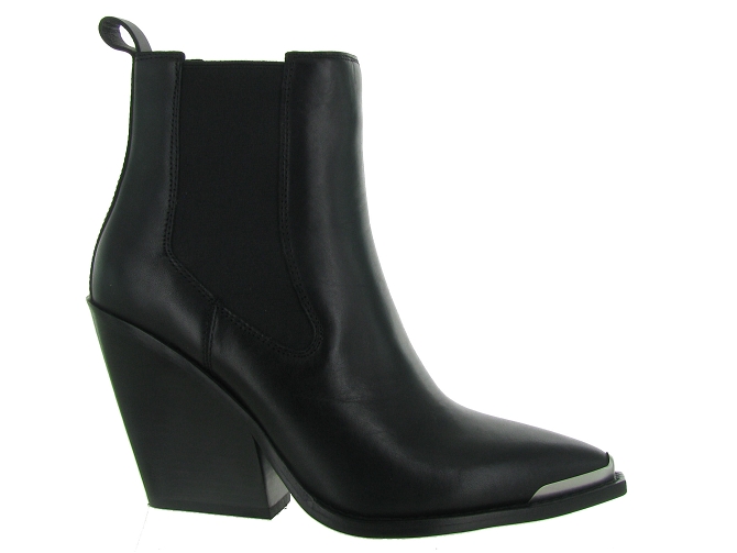Ash italia bottines et boots bowie noir5409001_2