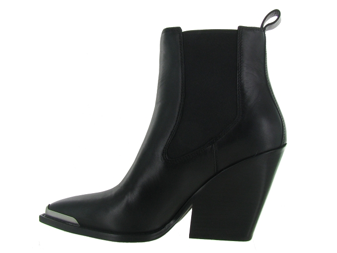 Ash italia bottines et boots bowie noir5409001_4