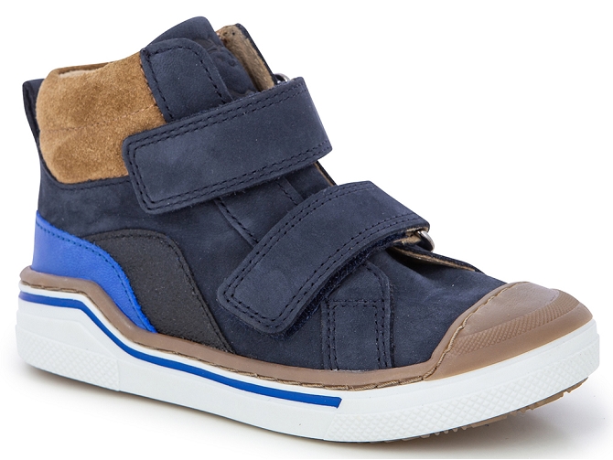 baskets et sneakers -  - junior garcon - Cuir - Bleu Marine - Shoo pom5419102_3