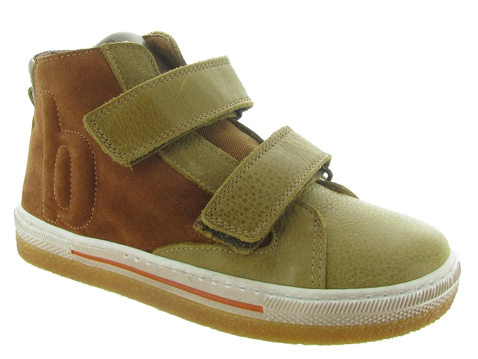 Bisgaard chaussures a scratch karl marron