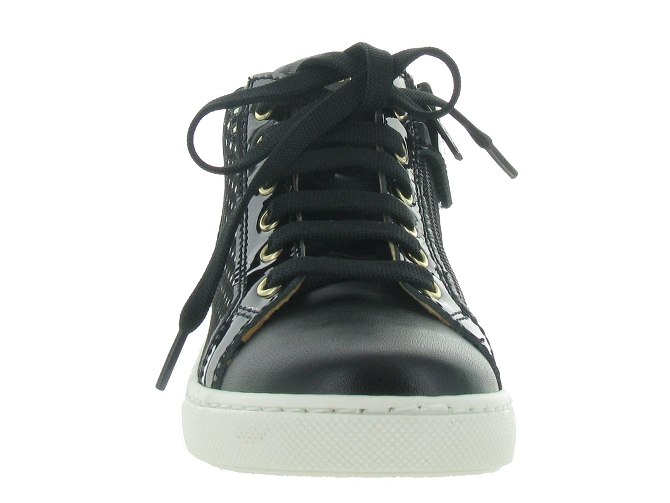 chaussures a lacets -  - junior fille - Cuir - Noir - Babybotte5422001_3