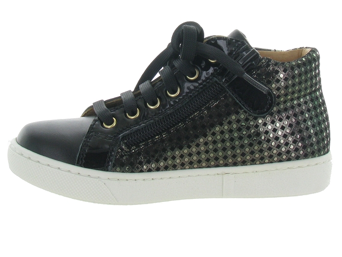chaussures a lacets -  - junior fille - Cuir - Noir - Babybotte5422001_4