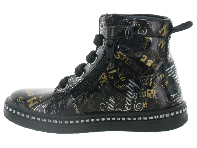 bottines et boots -  - junior fille - Cuir - Noir - Bellamy5423801_4