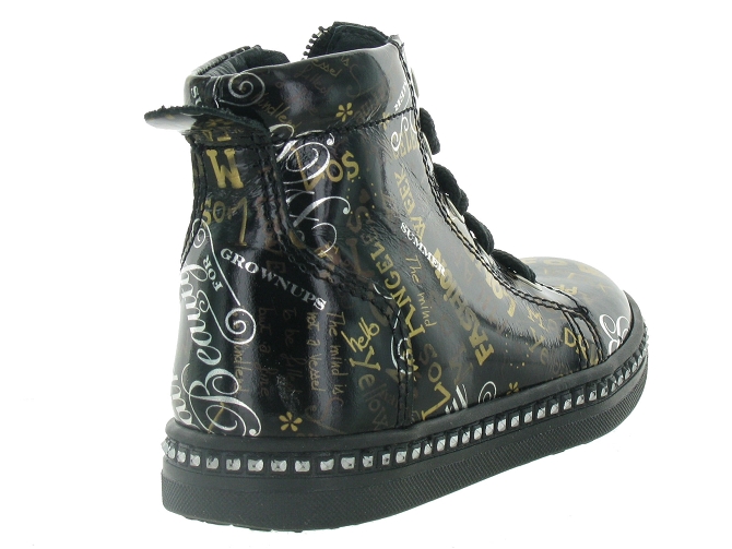 bottines et boots -  - junior fille - Cuir - Noir - Bellamy5423801_5