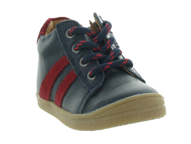 pre marche du 16 au 23 - Semelle souple - bebe garcon - Cuir - Bleu - Bellamy