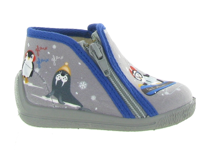 Bellamy chaussons et pantoufles manoir gris5426801_2