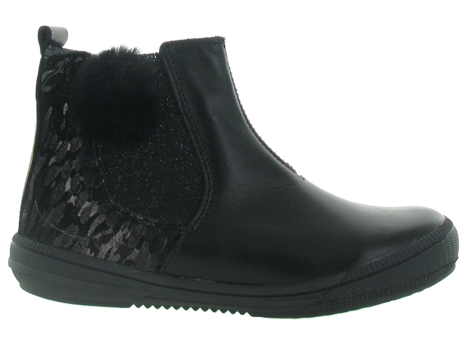 Bopy bottines et boots sati noir5433001_2