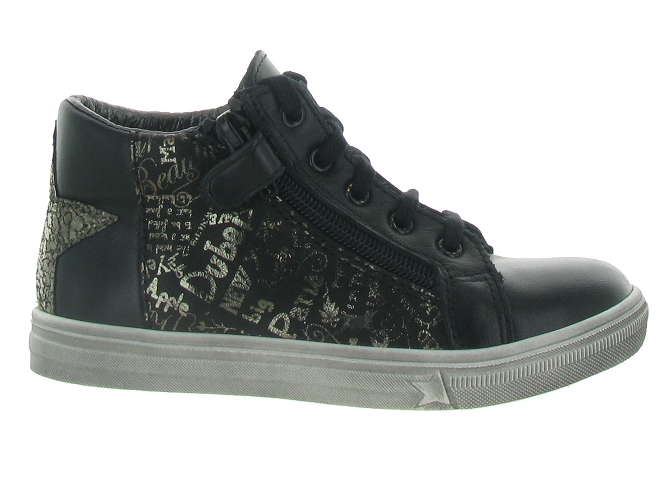 chaussures a lacets -  - junior fille - Cuir - Noir - Bopy5433801_2
