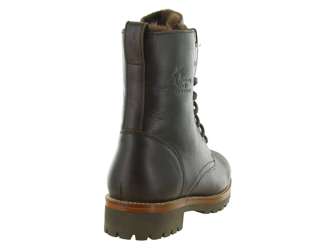 apres ski bottes fourrees - Chaussure neige - femme - Cuir - Marron - Panama jack5434503_5