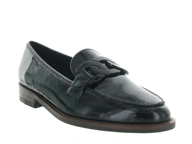 mocassins - Elégant - femme - Cuir - Noir - Ara