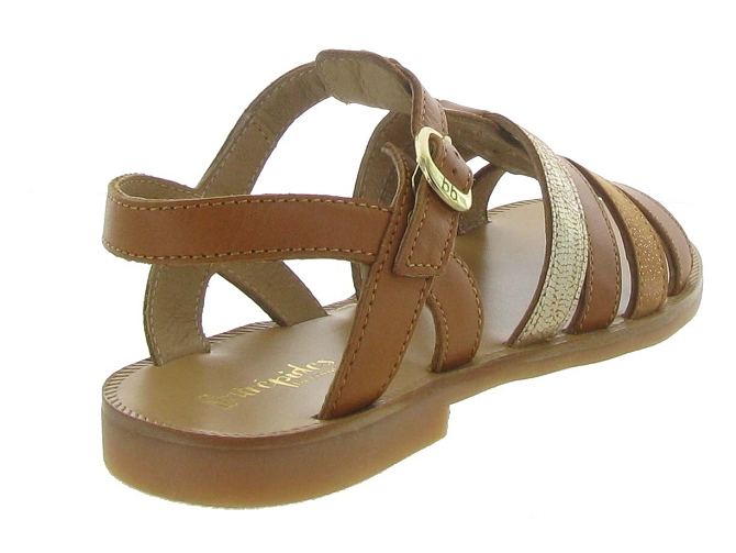 sandales et nu pieds -  - junior fille - Cuir - Marron - Babybotte5461502_5