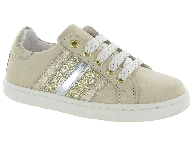 Bellamy chaussures a lacets okapi or