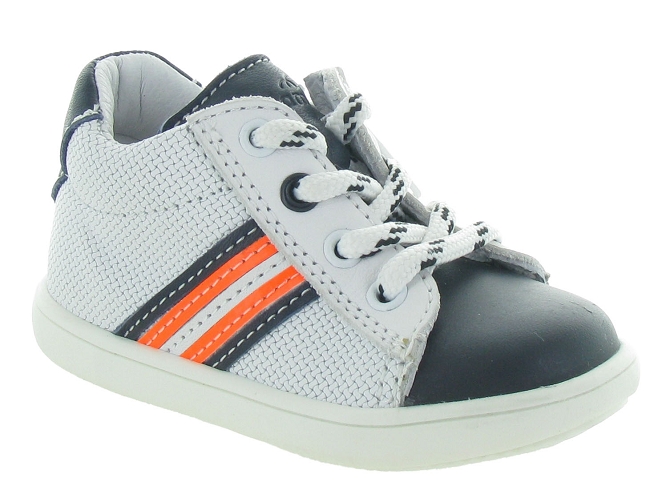 pre marche du 16 au 23 -  - bebe garcon - Cuir - Blanc - Bellamy