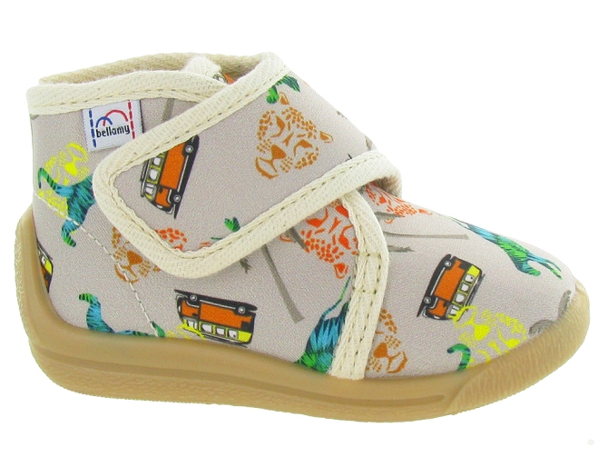 Bellamy chaussons et pantoufles noe gris5467301_2