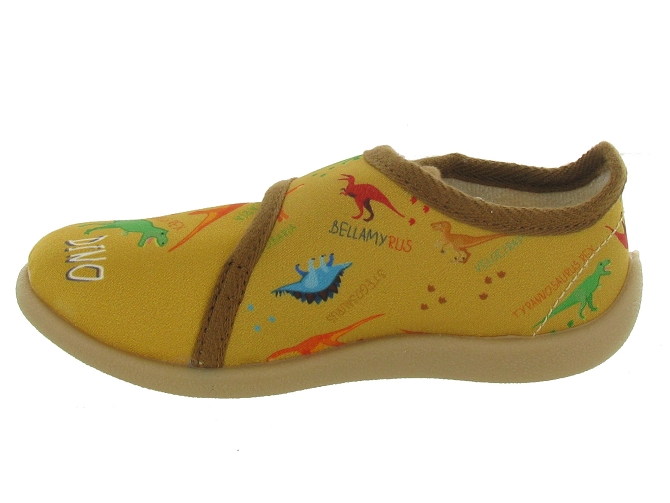 Bellamy chaussons et pantoufles nestor jaune moutarde5467601_4