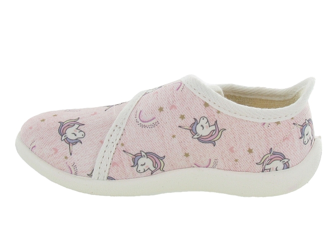 chaussons et pantoufles junior fille Bellamy new rose pale