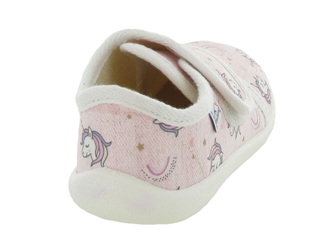 chaussons et pantoufles junior fille Bellamy new rose pale