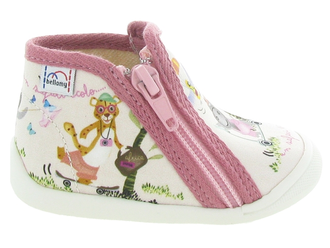 Bellamy chaussons et pantoufles nathalie rose pale5468101_4