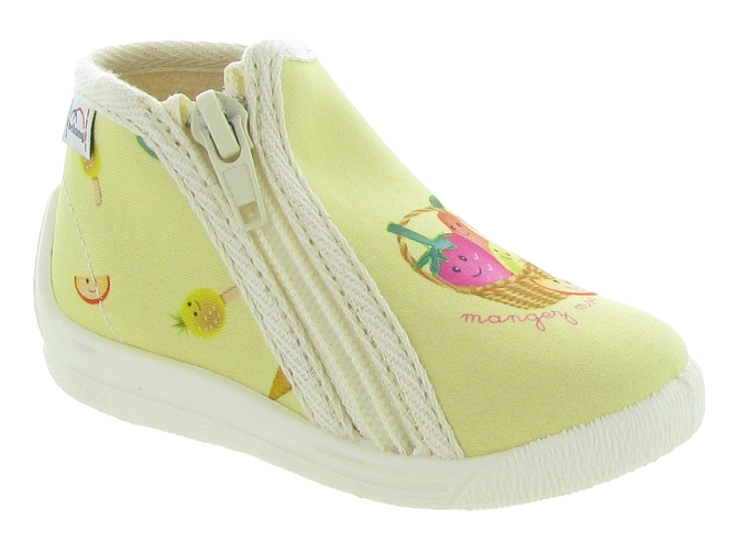 Bellamy chaussons et pantoufles naomi jaune fluo5468301_2