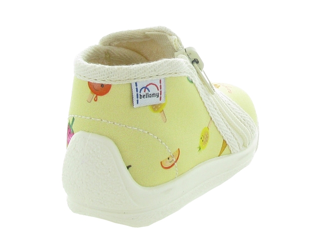 Bellamy chaussons et pantoufles naomi jaune fluo5468301_5