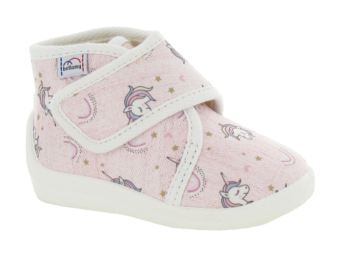 Bellamy chaussons et pantoufles nicole rose pale