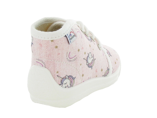 chaussons et pantoufles -  - bebe fille - Toile  - Rose - Bellamy5468501_5