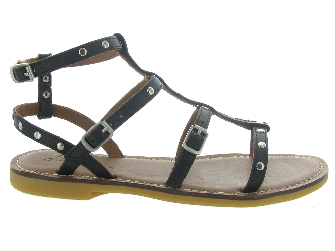 sandales et nu pieds -  - junior fille - Cuir - Noir - Adolie5468601_2