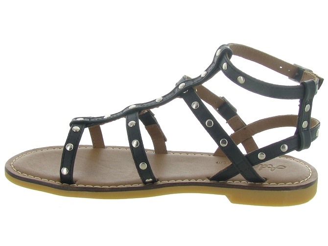 sandales et nu pieds -  - junior fille - Cuir - Noir - Adolie5468601_4