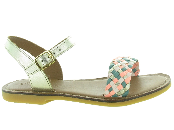Adolie sandales et nu pieds lazar kate argent5468701_2