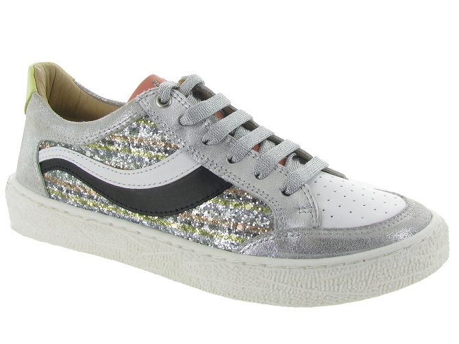 baskets et sneakers -  - junior fille - Cuir - Argent - Adolie