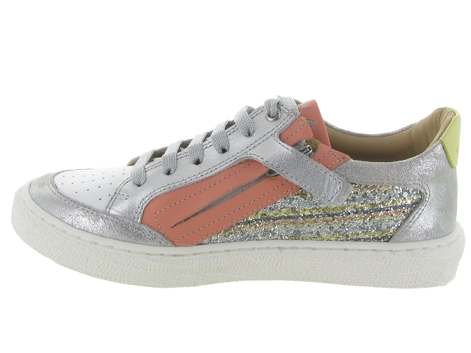 baskets et sneakers -  - junior fille - Cuir - Argent - Adolie5468901_4