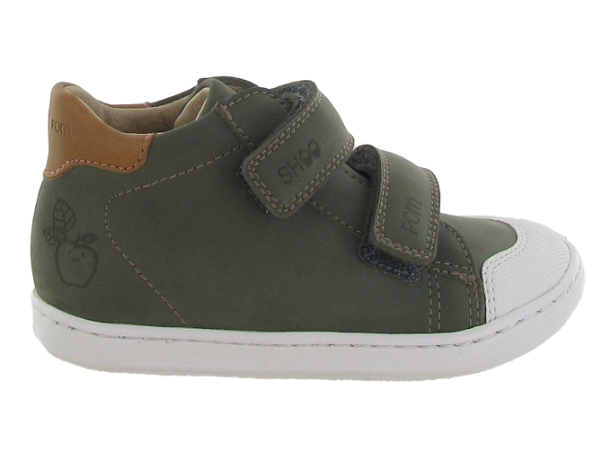 Shoo pom chaussures bebe du 18 au 27 bouba scratch veg kaki5469001_2