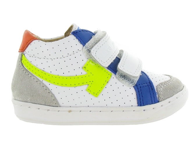 Shoo pom chaussures bebe du 18 au 27 bouba scratch arrow blanc5469201_2