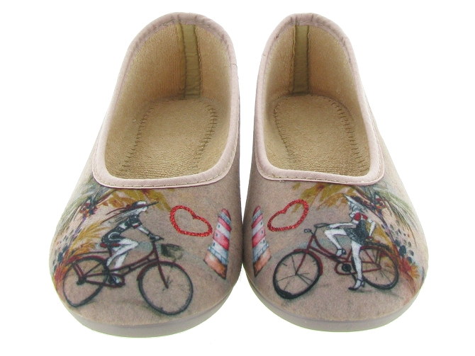 La maison de l espadrille chaussons et pantoufles 2029 beige