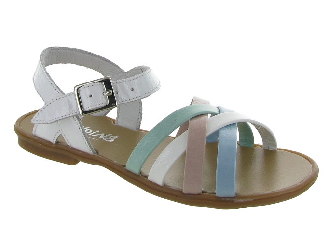 sandales et nu pieds -  - junior fille - Cuir - Multicolor - Reqins