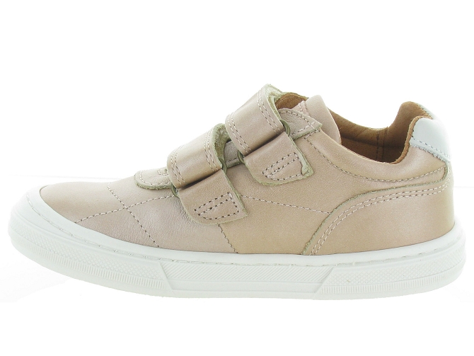 chaussures a scratch -  - junior fille - Cuir - Rose - Bisgaard5471801_4