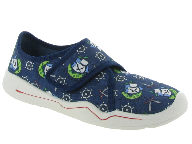 chaussons et pantoufles -  - junior garcon - Toile  - Bleu - Superfit