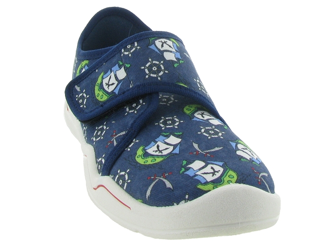 chaussons et pantoufles -  - junior garcon - Toile  - Bleu - Superfit5472901_3
