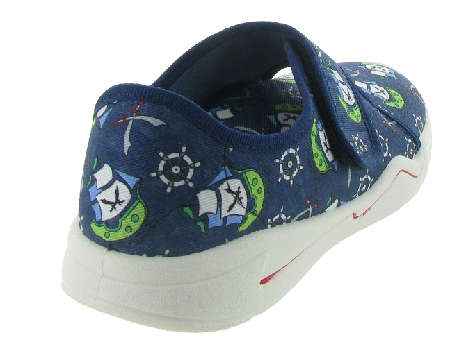 chaussons et pantoufles -  - junior garcon - Toile  - Bleu - Superfit5472901_5