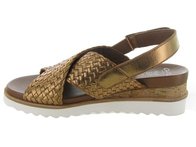 sandales et nu pieds - Confort - femme - Cuir - Bronze - Ara5474401_4