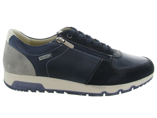 baskets et sneakers - Confort - homme - Cuir - Bleu - Pikolinos5478701_2