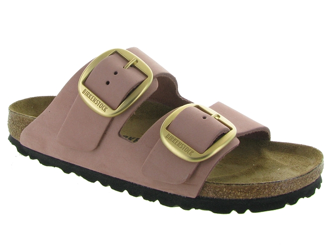 sandales et nu pieds - Mule Sabot - femme - Cuir - Rose - Birkenstock