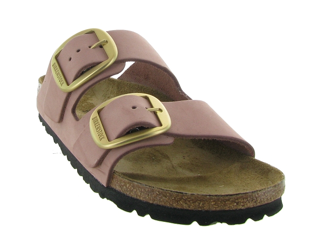 sandales et nu pieds - Mule Sabot - femme - Cuir - Rose - Birkenstock5483304_3